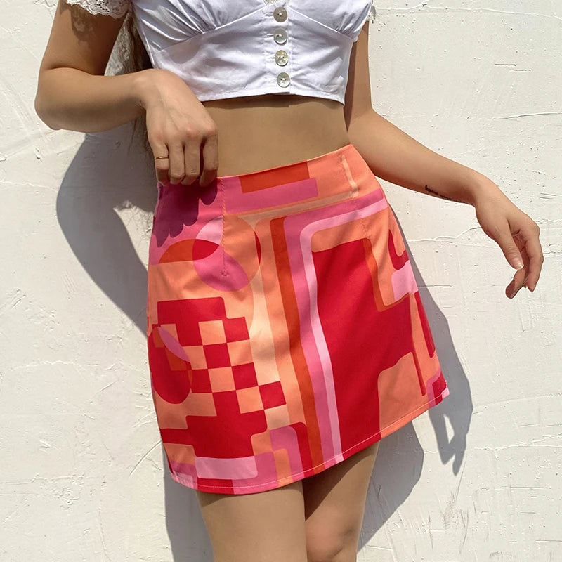 90's Mini Harajuku Pleated High Waist Skirt