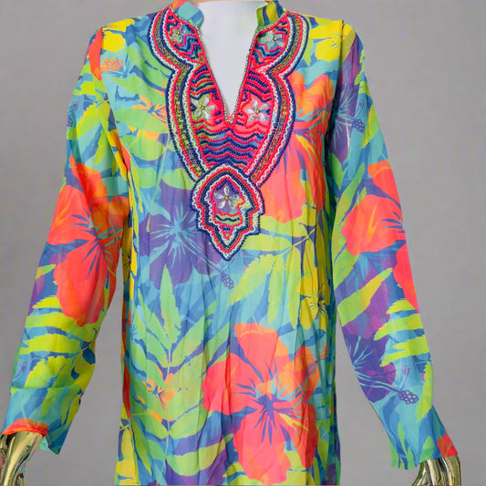 Limited Item 2 of 4 Beach Tunic cover up with UPF 50+